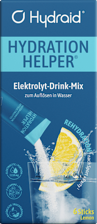 Hydration Helper Elektrolyt-Drink-Mix Sticks Lemon 6 St, 77,4 g