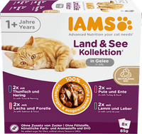 Nassfutter Katze Land & Sea Collection in Gelee Multipack (8x85 g), 680 g
