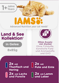 Nassfutter Katze Land & Sea Collection in Gelee Multipack (8x85 g), 680 g
