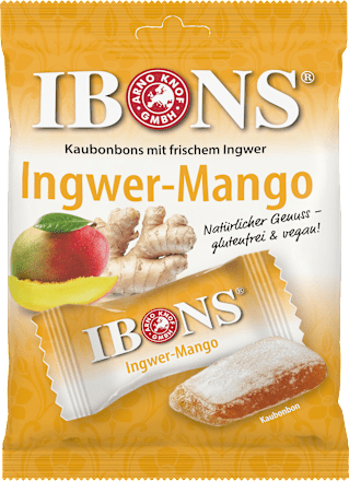 Bonbon, Ingwer & Mango, 92 g