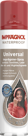 Universele waterdichtingsspray voor textiel, leer en hightech stoffen, 400 ml