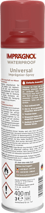 Universele waterdichtingsspray voor textiel, leer en hightech stoffen, 400 ml