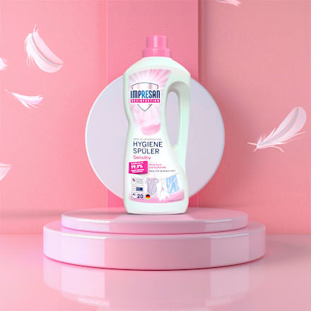 Hygiene-Spüler sensitiv ohne Duft & Farbstoffe 20 WL, 1,5 l Impresan