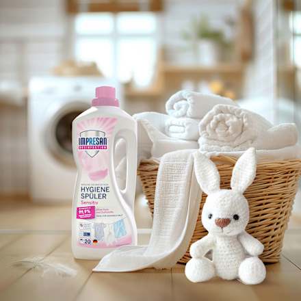Hygiene-Spüler sensitiv ohne Duft & Farbstoffe 20 WL, 1,5 l Impresan