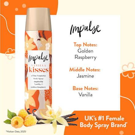 Bodyspray VANILLA kisses, 75 ml