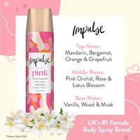 Bodyspray ZEER roze, 75 ml