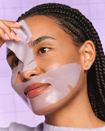 Gesichtmaske Hydrogel Fine Time Calming & Glow, 1 St