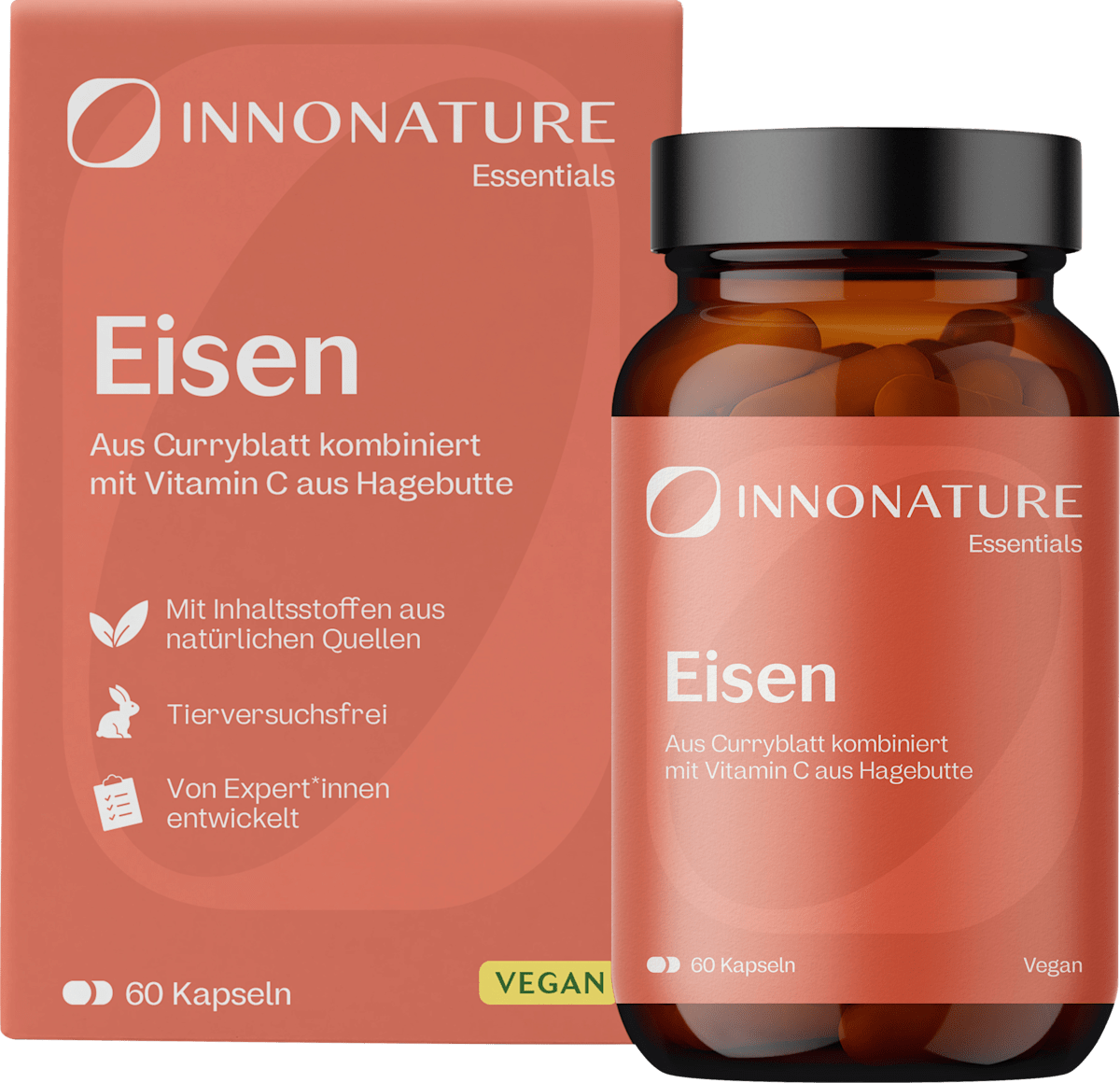 INNONATURE Eisen Kapseln 60 St, 46,08 g