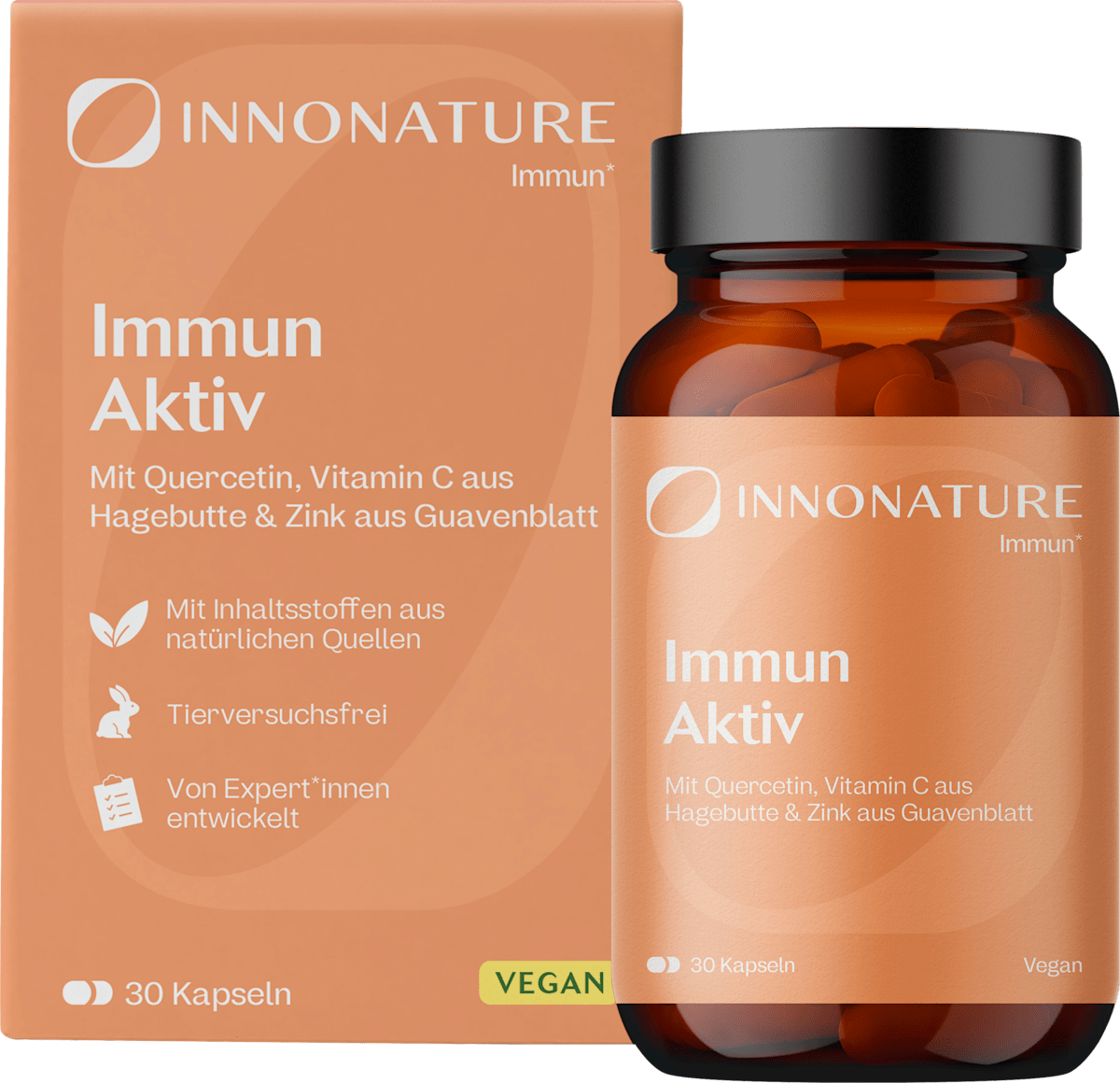 INNONATURE Immun Aktiv Kapseln 30 St, 22,8 g