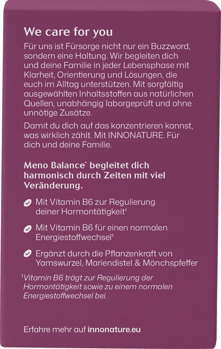 INNONATURE Meno Balance Kapseln 30 St, 21,5 g
