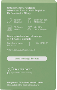 INNONATURE Mikrobiom Flora Kapseln 30 St, 19,5 g