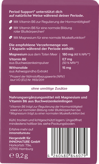 INNONATURE Period Support Kapseln 15 St, 9,2 g