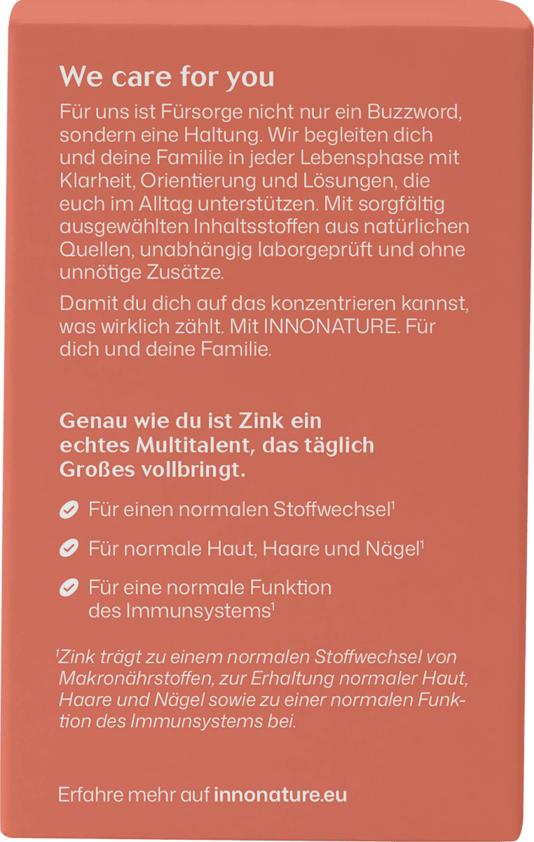 INNONATURE Zink Kapseln 30 St, 11,6 g