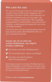 INNONATURE Zink Kapseln 30 St, 11,6 g