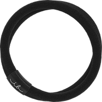 Haargummi Hair Tie Black, 5 St