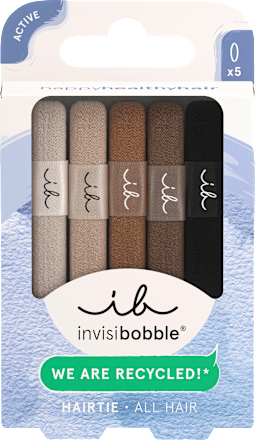Haargummi Hair Tie Mocha, 5 St
