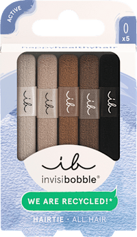 Haargummi Hair Tie Mocha, 5 St