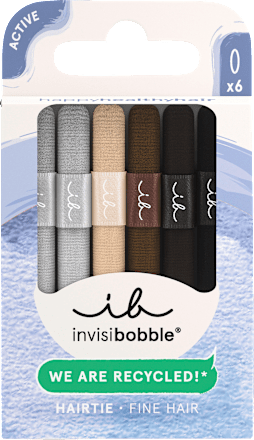 Haarelastiekjes Dun Delicaat Duurzaam, 6 stuks