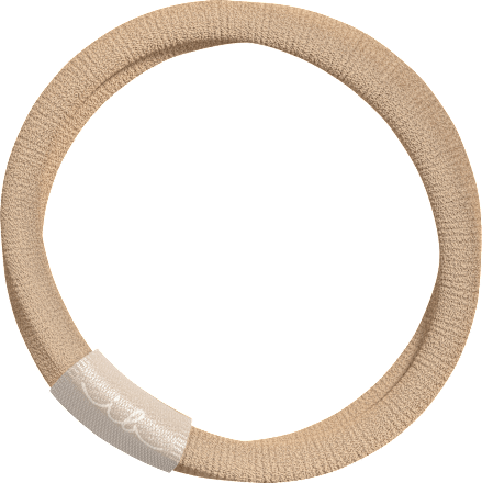 Haarelastiekjes Dun Delicaat Duurzaam, 6 stuks