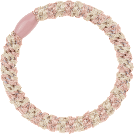 Haarelastiek Twistar Blush Braids, 3 stuks
