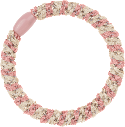 Haarelastiek Twistar Blush Braids, 3 stuks