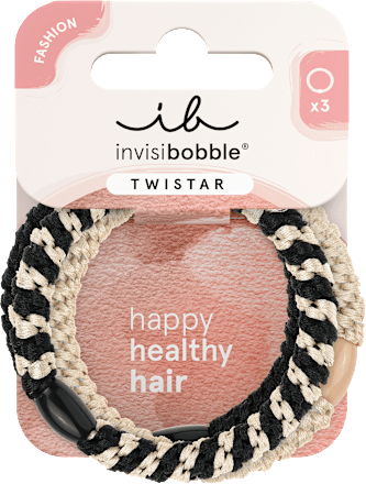 Twistar Classical Braids Haarelastiekjes, 3 stuks