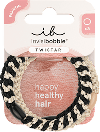Twistar Classical Braids Haarelastiekjes, 3 stuks