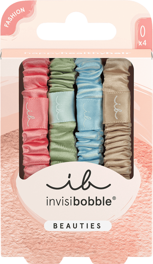 invisibobble Haargummies Beauties Satin Sorbet, 4 St