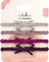 invisibobble Haargummis Braidies Rosy Romance, 4 St