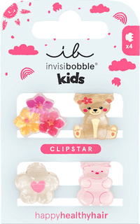 Haarklammern Clipstar Kids Bearly Bloomed, 4 St