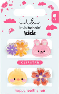 Haarklammern Clipstar Kids Glow Bloom, 4 St