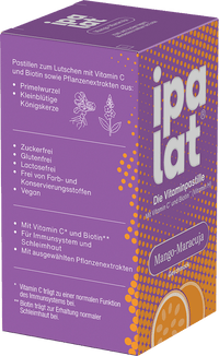 ipalat Die Vitaminpastille Mango-Maracuja Geschmack 40 St, 40 g