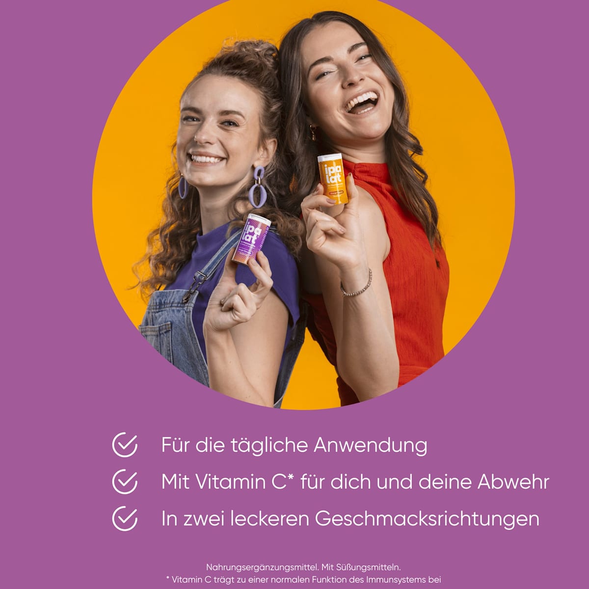 ipalat Die Vitaminpastille Mango-Maracuja Geschmack 40 St, 40 g