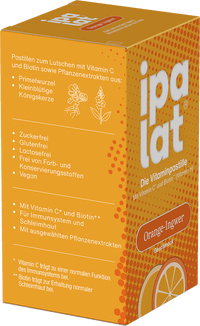 Die Vitaminpastille Orange-Ingwer Geschmack 40 St, 40 g