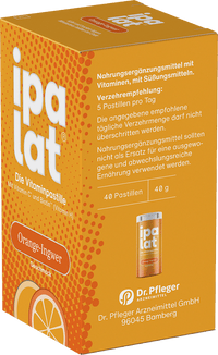 Die Vitaminpastille Orange-Ingwer Geschmack 40 St, 40 g