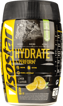 Iso Getränkepulver Hydrate & Perform Lemon, 400 g
