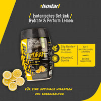 Iso Getränkepulver Hydrate & Perform Lemon, 400 g