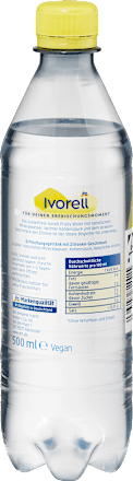 Frisdrank, Fruity Water Citroen, 0,5 l WEGWERP