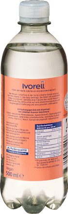 Erfrischungsgetränk, Wasser + Vitamine Antioxidant Limette-Guave, 500 ml EINWEG