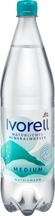 Natürliches Mineralwasser, Medium, 1 l EINWEG