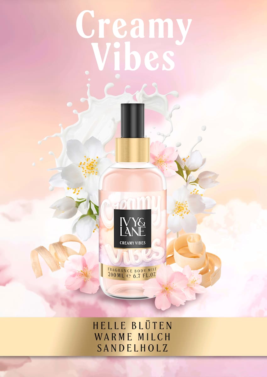 Ivy&Lane Creamy Vibes Körperspray Bodymist, 200 ml
