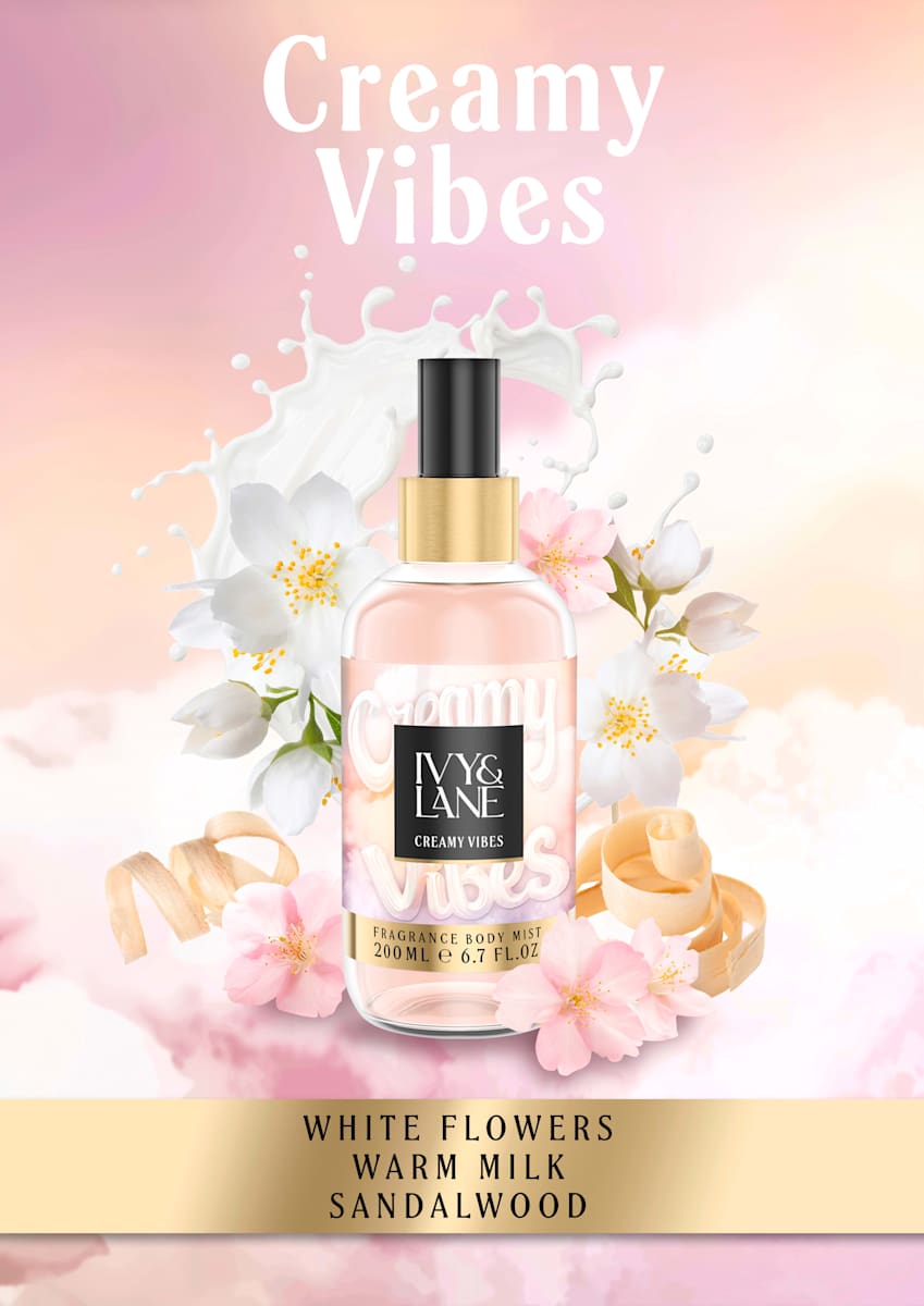 Ivy&Lane Creamy Vibes Körperspray Bodymist, 200 ml
