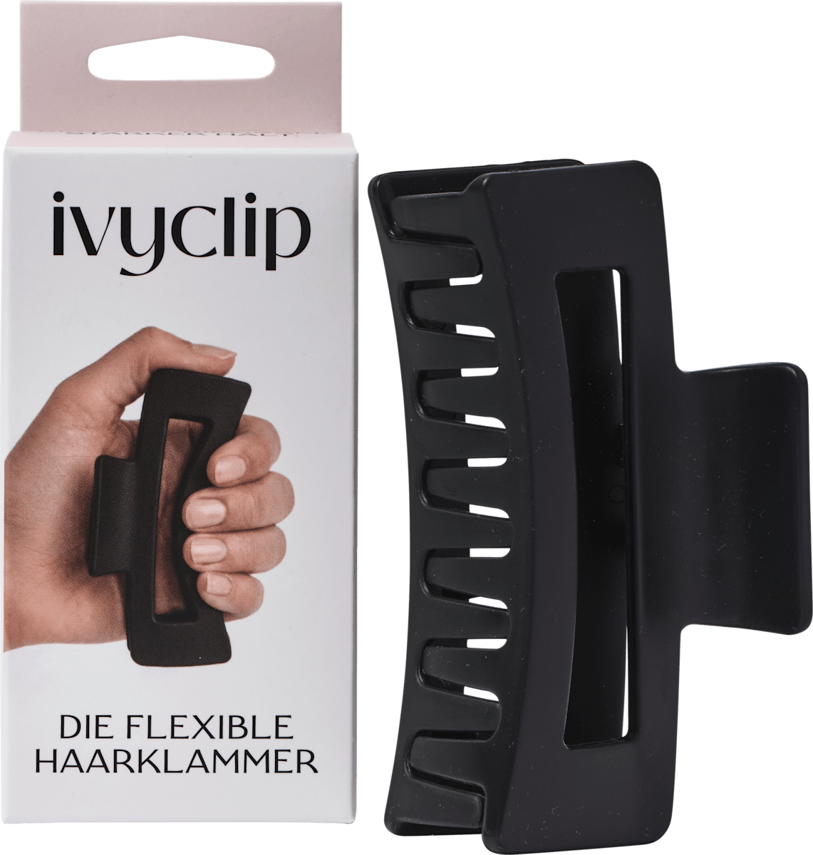 ivyclip Haarklammer Midnight Black, 1 St
