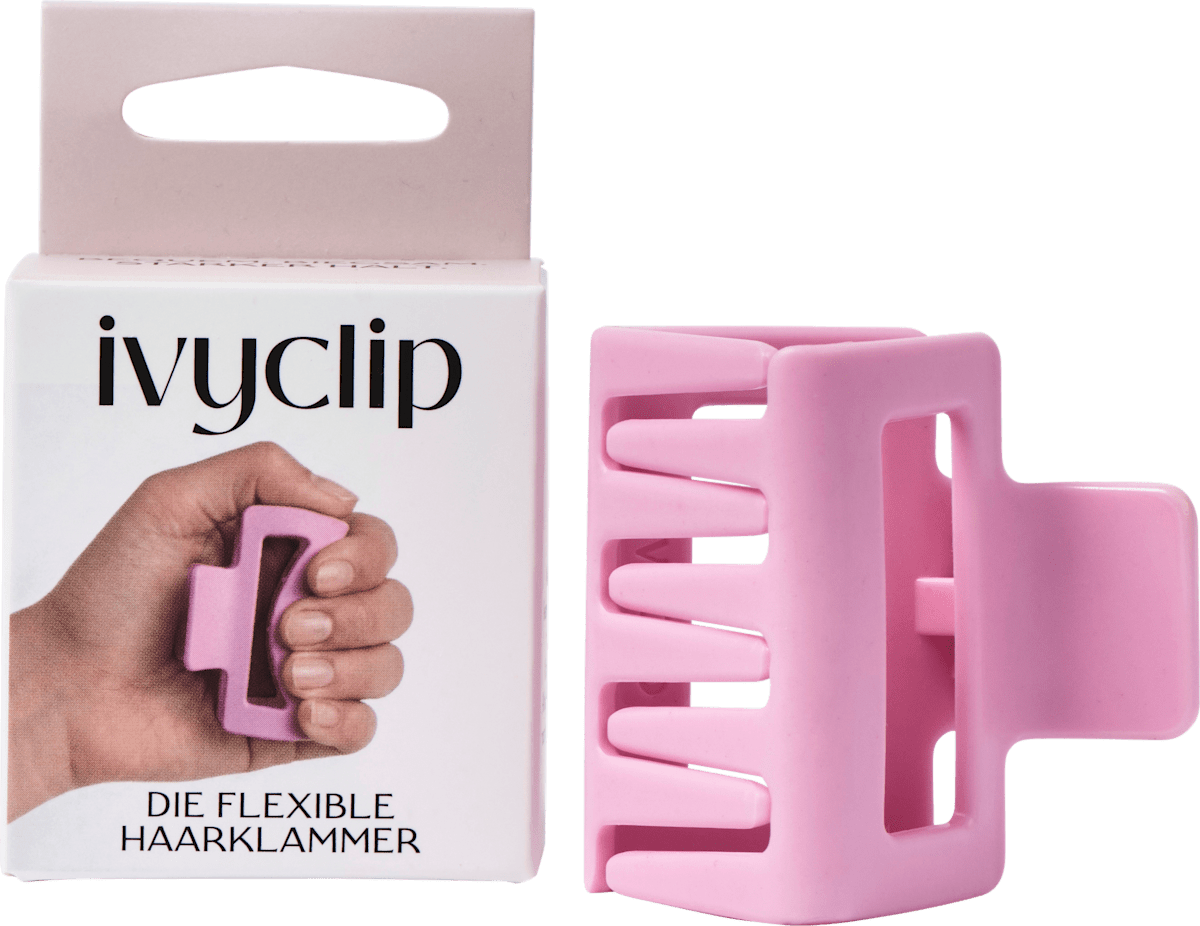 ivyclip Haarklammer mini Frosted Rose, 1 St