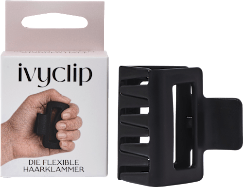 ivyclip Haarklammer Mini Midnight Black, 1 St