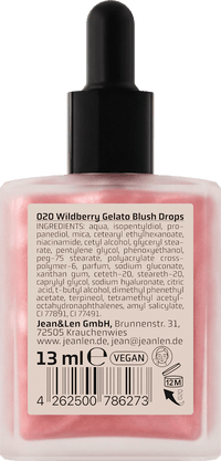 Jean&Len Blush The Liquid Glow Drops 020 Wildberry Gelato, 13 ml