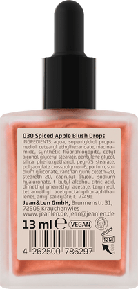 Jean&Len Blush The Liquid Glow Drops 030 Spiced Apple, 13 ml