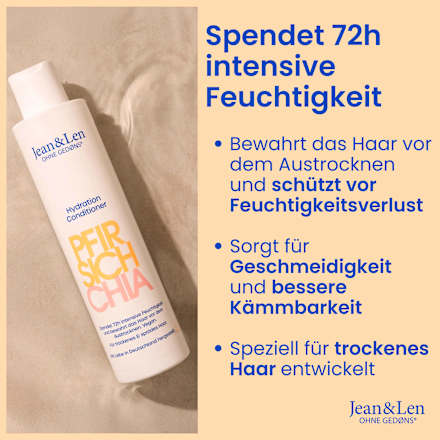Hydraterende conditioner Peach Chia, 300 ml