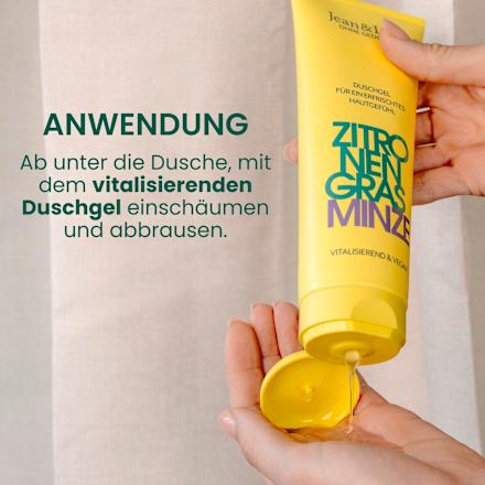 Douchegel met citroengras en munt, 250 ml