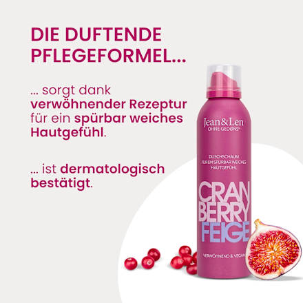 Cranberry Vijgen Doucheschuim, 200 ml